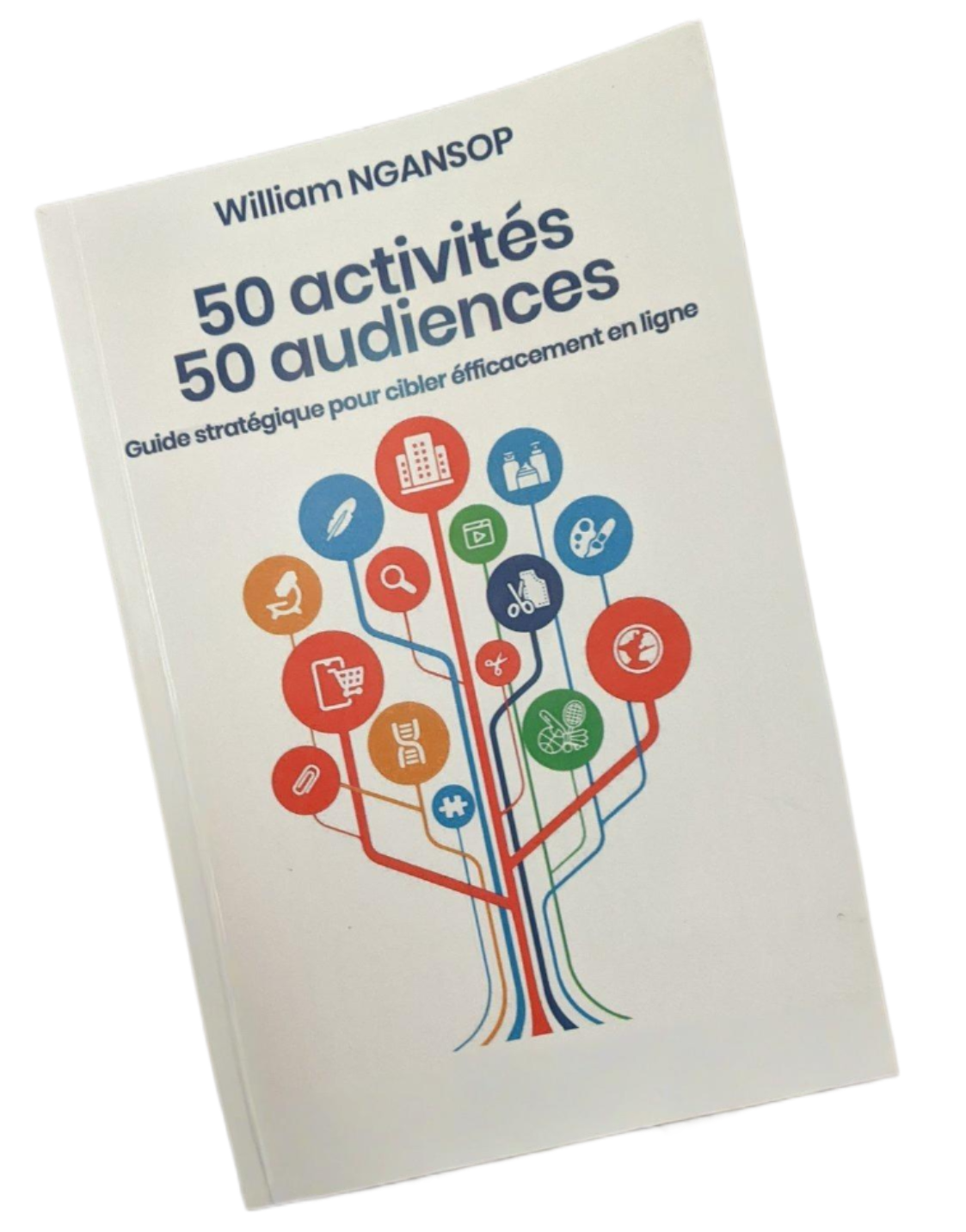 Couverture du livre 50 activités 50 audiences - William NGANSOP